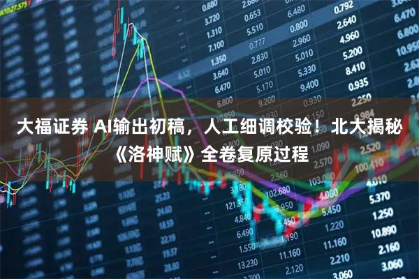 大福证券 AI输出初稿，人工细调校验！北大揭秘《洛神赋》全卷复原过程